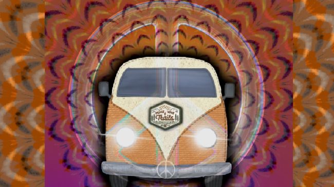 Good Vibes Birthday Through a Cosmic Vortex in a Love Bus Good Vibes Birthday Through a Cosmic Vortex in a Love Bus