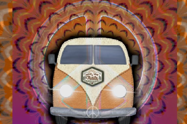 Good Vibes Birthday Through a Cosmic Vortex in a Love Bus