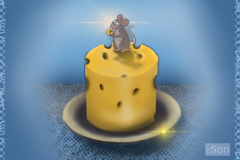 The Big Cheese Story About A Little Gray Mouse